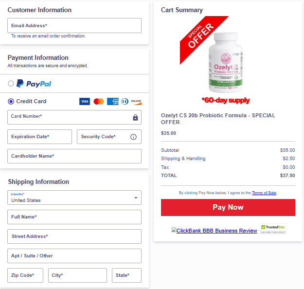 Ozelyt-order-page
